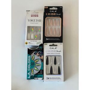 Press On‎ Nails Bundle Long Cala Kiss LA Colors